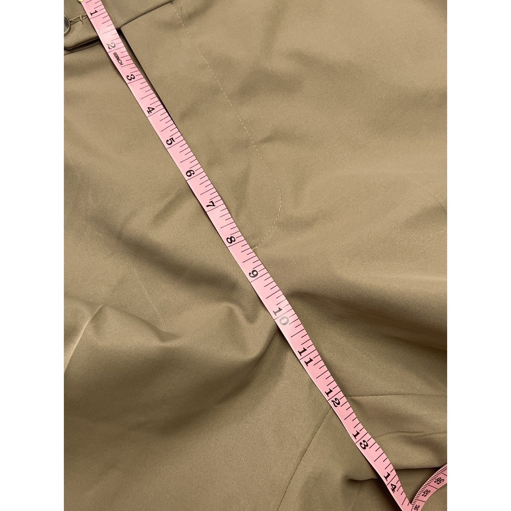 Croft & Barrow Men's Classic Fit Beige Dress Pants 32x30 Flat Front Trousers - Picture 8 of 9
